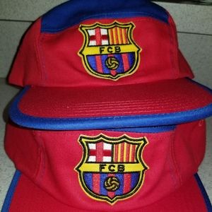 Futbol Club Barcelona 5 Panel Cap Spain Soccer Hat